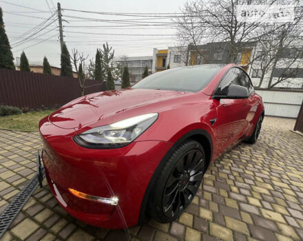 Красный Тесла Model Y, объемом двигателя 0 л и пробегом 17 тыс. км за 41500 $, фото 48 на Automoto.ua