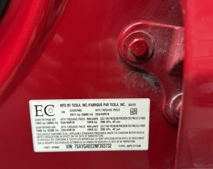 Червоний Тесла Model Y, об'ємом двигуна 0 л та пробігом 137 тис. км за 24500 $, фото 13 на Automoto.ua