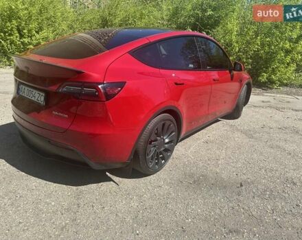 Красный Тесла Model Y, объемом двигателя 0 л и пробегом 29 тыс. км за 35000 $, фото 2 на Automoto.ua