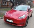 Красный Тесла Model Y, объемом двигателя 0 л и пробегом 51 тыс. км за 27500 $, фото 1 на Automoto.ua