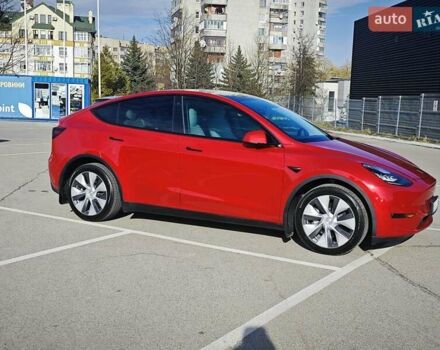 Красный Тесла Model Y, объемом двигателя 0 л и пробегом 54 тыс. км за 27800 $, фото 3 на Automoto.ua