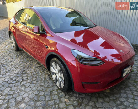Красный Тесла Model Y, объемом двигателя 0 л и пробегом 46 тыс. км за 27200 $, фото 1 на Automoto.ua