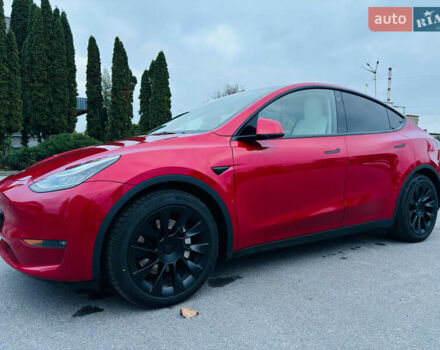 Красный Тесла Model Y, объемом двигателя 0 л и пробегом 78 тыс. км за 24000 $, фото 2 на Automoto.ua