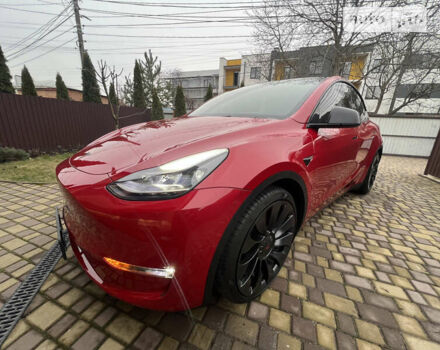 Червоний Тесла Model Y, об'ємом двигуна 0 л та пробігом 17 тис. км за 39900 $, фото 51 на Automoto.ua