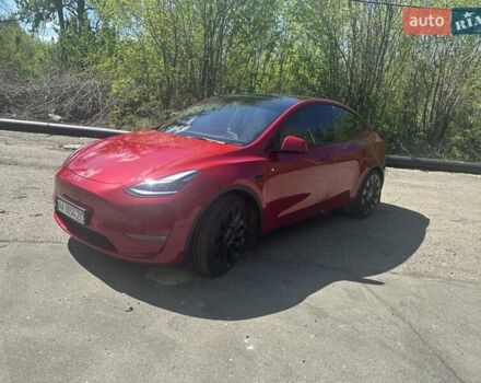 Красный Тесла Model Y, объемом двигателя 0 л и пробегом 29 тыс. км за 35000 $, фото 1 на Automoto.ua