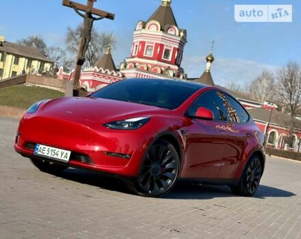 Красный Тесла Model Y, объемом двигателя 0 л и пробегом 9 тыс. км за 43000 $, фото 25 на Automoto.ua