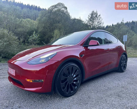 Красный Тесла Model Y, объемом двигателя 0 л и пробегом 40 тыс. км за 29999 $, фото 13 на Automoto.ua