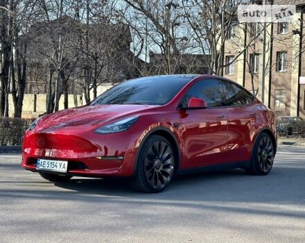 Червоний Тесла Model Y, об'ємом двигуна 0 л та пробігом 9 тис. км за 43000 $, фото 1 на Automoto.ua