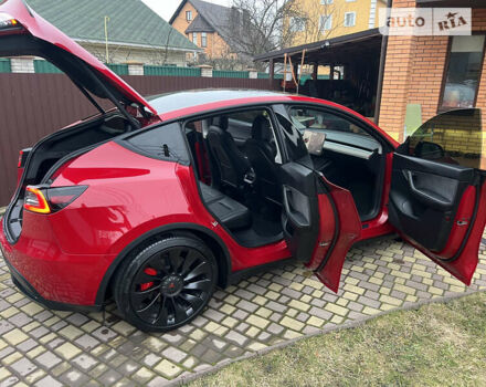 Красный Тесла Model Y, объемом двигателя 0 л и пробегом 17 тыс. км за 39900 $, фото 24 на Automoto.ua