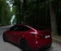 Красный Тесла Model Y, объемом двигателя 0 л и пробегом 53 тыс. км за 23000 $, фото 1 на Automoto.ua