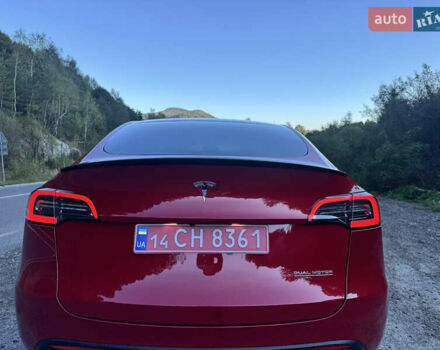 Тесла Model Y 2022 в Львове на Automoto.ua Красный Тесла Model Y, объемом двигателя 0 л и пробегом 45 тыс. км за 30999 $, фото 6 на Automoto.ua
