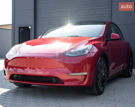Красный Тесла Model Y, объемом двигателя 0 л и пробегом 6 тыс. км за 26900 $, фото 2 на Automoto.ua