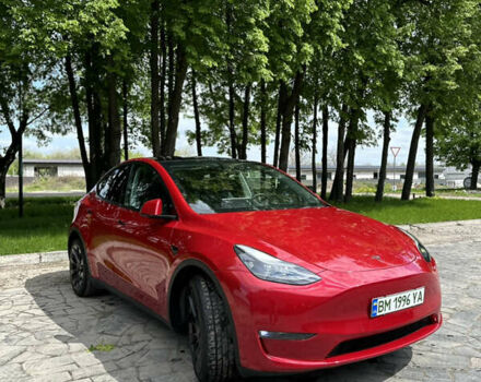 Красный Тесла Model Y, объемом двигателя 0 л и пробегом 34 тыс. км за 32500 $, фото 1 на Automoto.ua
