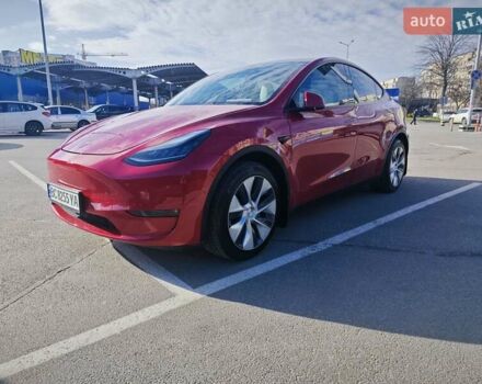 Красный Тесла Model Y, объемом двигателя 0 л и пробегом 54 тыс. км за 27800 $, фото 10 на Automoto.ua