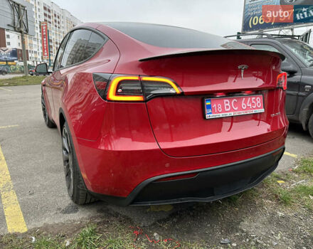 Красный Тесла Model Y, объемом двигателя 0 л и пробегом 54 тыс. км за 27000 $, фото 16 на Automoto.ua