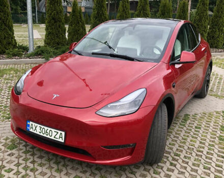 Красный Тесла Model Y, объемом двигателя 0 л и пробегом 6 тыс. км за 33300 $, фото 1 на Automoto.ua