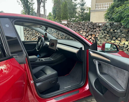 Красный Тесла Model Y, объемом двигателя 0 л и пробегом 33 тыс. км за 30700 $, фото 21 на Automoto.ua