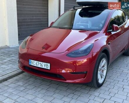 Красный Тесла Model Y, объемом двигателя 0 л и пробегом 46 тыс. км за 28888 $, фото 33 на Automoto.ua