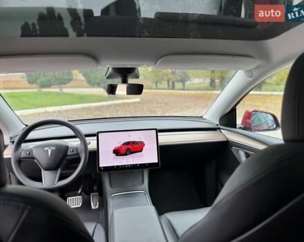 Красный Тесла Model Y, объемом двигателя 0 л и пробегом 84 тыс. км за 25800 $, фото 23 на Automoto.ua