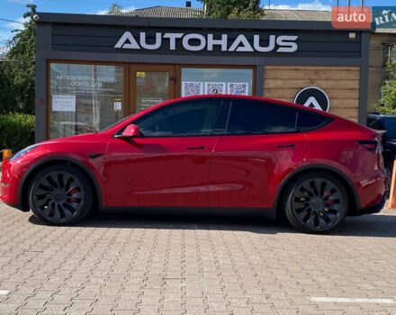 Красный Тесла Model Y, объемом двигателя 0 л и пробегом 24 тыс. км за 34999 $, фото 4 на Automoto.ua