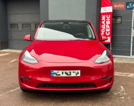 Красный Тесла Model Y, объемом двигателя 0 л и пробегом 15 тыс. км за 35000 $, фото 2 на Automoto.ua