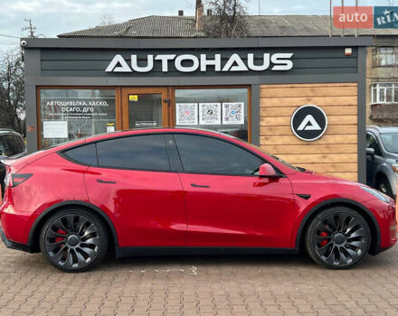 Красный Тесла Model Y, объемом двигателя 0 л и пробегом 24 тыс. км за 32999 $, фото 3 на Automoto.ua