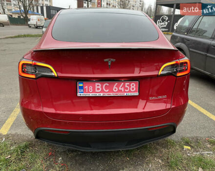 Красный Тесла Model Y, объемом двигателя 0 л и пробегом 54 тыс. км за 27000 $, фото 10 на Automoto.ua