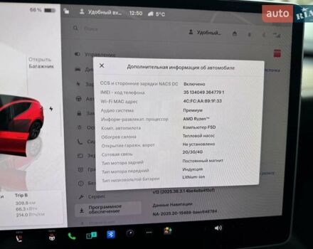 Красный Тесла Model Y, объемом двигателя 0 л и пробегом 84 тыс. км за 25800 $, фото 30 на Automoto.ua