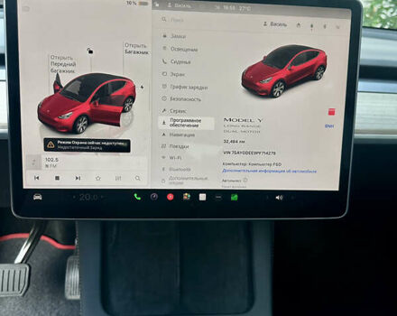 Красный Тесла Model Y, объемом двигателя 0 л и пробегом 33 тыс. км за 30700 $, фото 22 на Automoto.ua