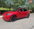 Красный Тесла Model Y, объемом двигателя 0 л и пробегом 2 тыс. км за 31000 $, фото 1 на Automoto.ua