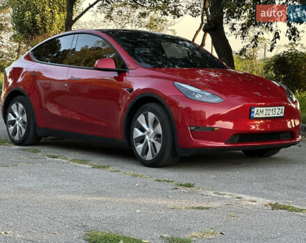 Красный Тесла Model Y, объемом двигателя 0 л и пробегом 39 тыс. км за 27700 $, фото 2 на Automoto.ua