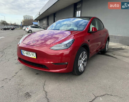 Красный Тесла Model Y, объемом двигателя 0 л и пробегом 35 тыс. км за 29200 $, фото 2 на Automoto.ua