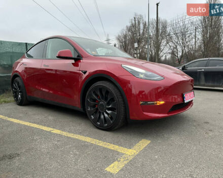 Красный Тесла Model Y, объемом двигателя 0 л и пробегом 54 тыс. км за 27000 $, фото 14 на Automoto.ua