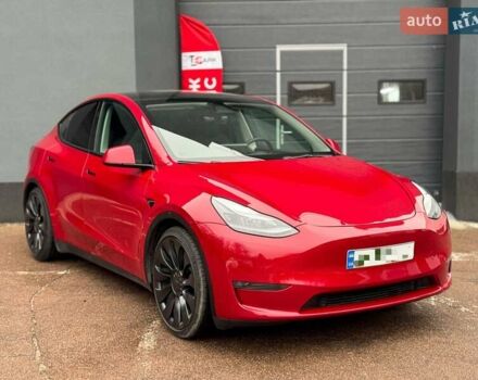 Красный Тесла Model Y, объемом двигателя 0 л и пробегом 15 тыс. км за 35000 $, фото 11 на Automoto.ua