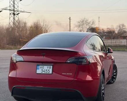 Червоний Тесла Model Y, об'ємом двигуна 0 л та пробігом 37 тис. км за 33500 $, фото 1 на Automoto.ua