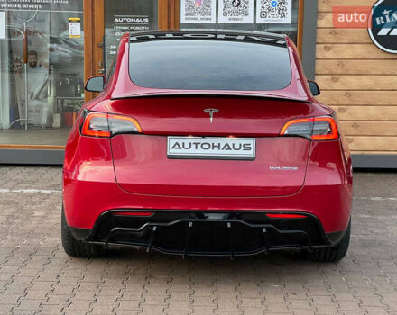 Красный Тесла Model Y, объемом двигателя 0 л и пробегом 24 тыс. км за 32999 $, фото 6 на Automoto.ua