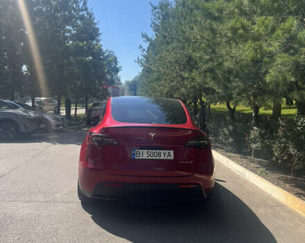 Красный Тесла Model Y, объемом двигателя 0 л и пробегом 2 тыс. км за 31000 $, фото 6 на Automoto.ua