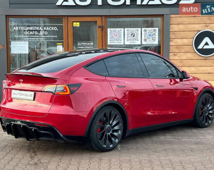 Красный Тесла Model Y, объемом двигателя 0 л и пробегом 24 тыс. км за 32999 $, фото 5 на Automoto.ua