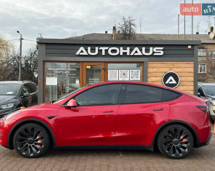 Красный Тесла Model Y, объемом двигателя 0 л и пробегом 24 тыс. км за 32999 $, фото 4 на Automoto.ua