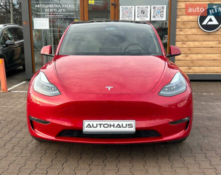 Красный Тесла Model Y, объемом двигателя 0 л и пробегом 24 тыс. км за 32999 $, фото 1 на Automoto.ua