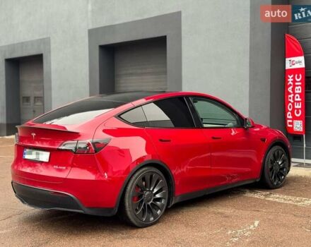 Красный Тесла Model Y, объемом двигателя 0 л и пробегом 15 тыс. км за 35000 $, фото 9 на Automoto.ua