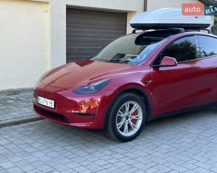 Красный Тесла Model Y, объемом двигателя 0 л и пробегом 46 тыс. км за 28888 $, фото 36 на Automoto.ua