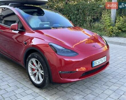 Красный Тесла Model Y, объемом двигателя 0 л и пробегом 46 тыс. км за 28888 $, фото 29 на Automoto.ua