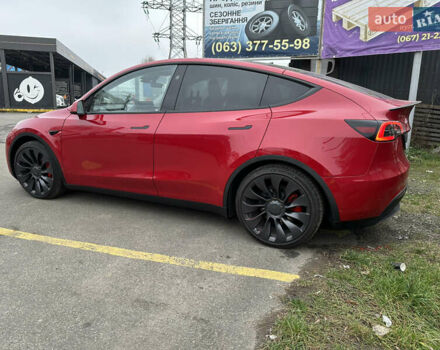 Красный Тесла Model Y, объемом двигателя 0 л и пробегом 54 тыс. км за 27000 $, фото 9 на Automoto.ua