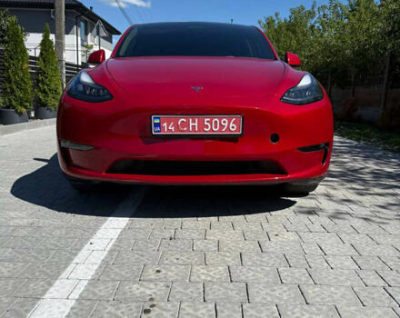 Красный Тесла Model Y, объемом двигателя 0 л и пробегом 56 тыс. км за 26700 $, фото 2 на Automoto.ua