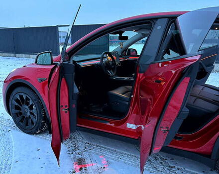 Красный Тесла Model Y, объемом двигателя 0 л и пробегом 23 тыс. км за 34700 $, фото 12 на Automoto.ua