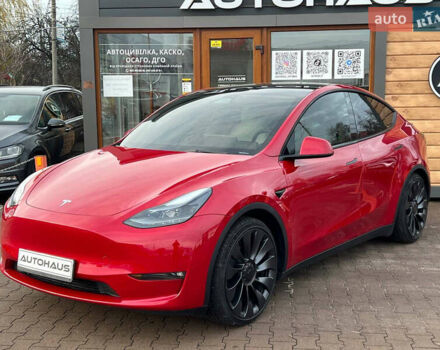 Красный Тесла Model Y, объемом двигателя 0 л и пробегом 24 тыс. км за 32999 $, фото 2 на Automoto.ua