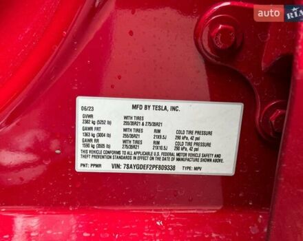 Красный Тесла Model Y, объемом двигателя 0 л и пробегом 15 тыс. км за 35000 $, фото 24 на Automoto.ua