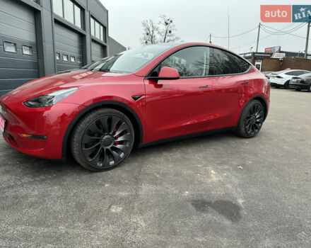 Красный Тесла Model Y, объемом двигателя 0 л и пробегом 54 тыс. км за 27000 $, фото 8 на Automoto.ua