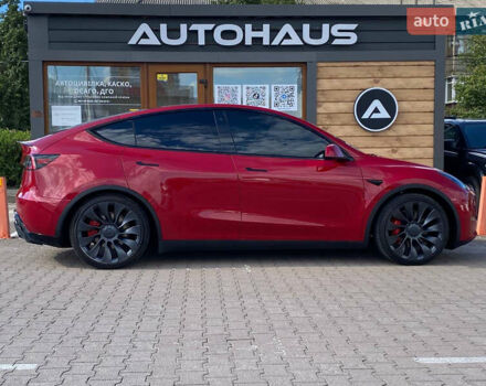 Красный Тесла Model Y, объемом двигателя 0 л и пробегом 24 тыс. км за 34999 $, фото 3 на Automoto.ua
